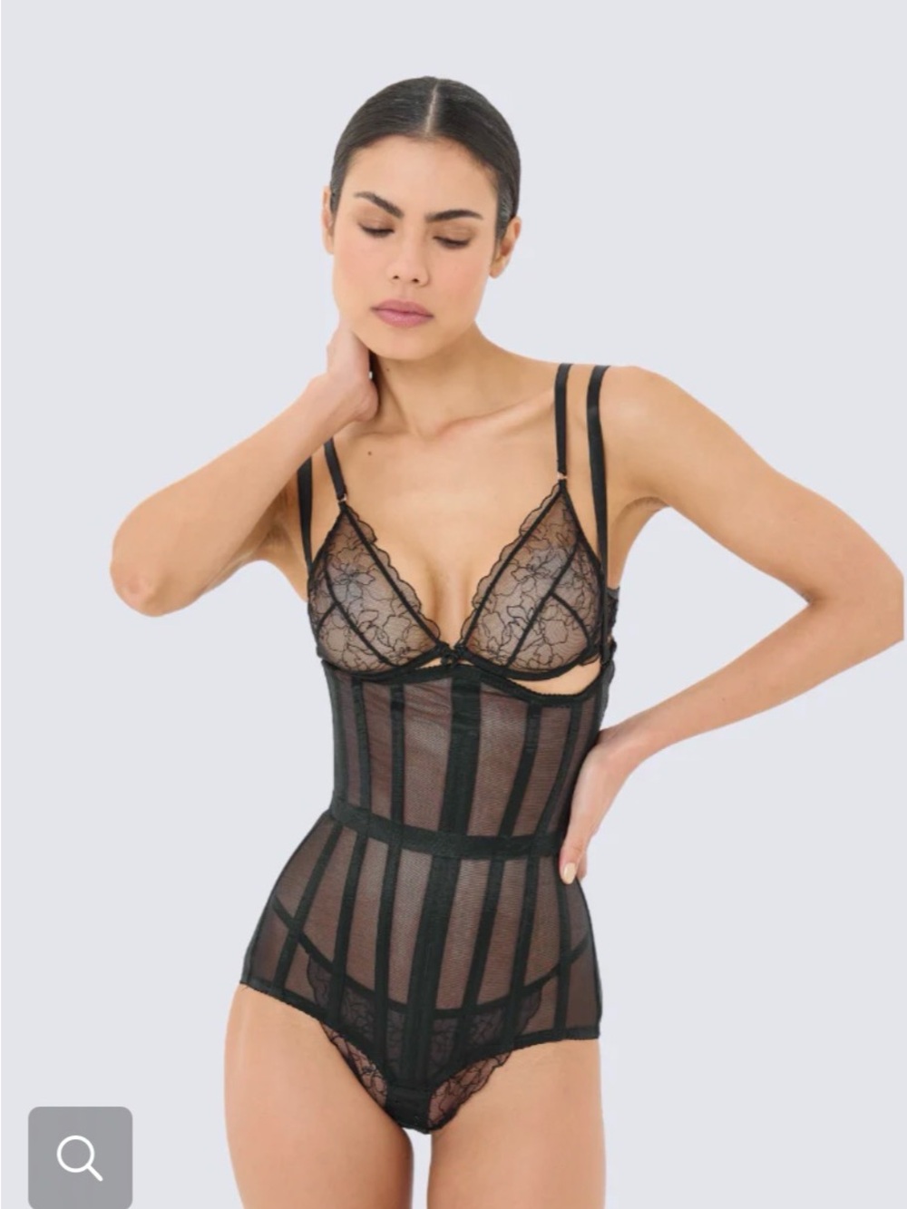 Cape form bodysuit
